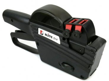 Preisauszeichner 2-zeilig Blitz S 14 stellig